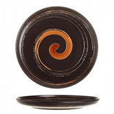 Ceramic deep Plate , Black Color